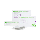 Mepilex Border Post Op AG Silver Foam Dressing 4 X 8 Inch Rectangle Sterile, 498400, Case of 25