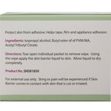 Safe N Simple Skin Barrier Wipe 43% / 20% Strength Isopropyl Alcohol / Butyl Ester of PVM/MA Copolymer Individual Packet NonSterile, SNS81850, Pack of 1