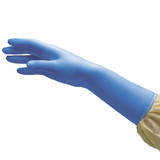 NitriDerm EC Exam Glove Large Sterile Pair Nitrile Extended Cuff Length Smooth Blue Chemo Tested, 114300, Case of 200