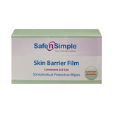 Safe N Simple Skin Barrier Wipe 43% / 20% Strength Isopropyl Alcohol / Butyl Ester of PVM/MA Copolymer Individual Packet NonSterile, SNS81850, Case of 10000
