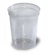 Urine Specimen Container with Pour Spout 72 X 87 mm Polypropylene 192 mL 6.5 oz. Without Closure Unprinted NonSterile 0465-4100 Case/500 2187 OakRidge Products 1040239_CS