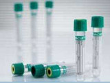 VACUETTE Venous Blood Collection Tube Analyte Determination Lithium Heparin Additive 13 X 75 mm 4 mL Green / Black Ring Pull Cap Polyethylene Terephthalate PET Tube 454029 Box/50 444-12-HST Greiner Bio-One 416978_BX