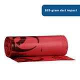 McKesson Biohazard Waste Bag Biohazard Symbol / Infectious Waste 30 to 33 gal. Red 31 X 41 Inch, 03-4771, Case of 100