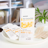 McKesson Skin Closure Strip 1 X 5 Inch Nonwoven Material Flexible Strip Tan, 3005, Case of 100