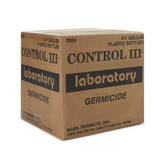 Control III Laboratory Germicide Surface Disinfectant Cleaner Quaternary Based Manual Pour Liquid 1 gal. Bottle Benzaldehyde Scent NonSterile, C3/LABG/01, Gallon of 1