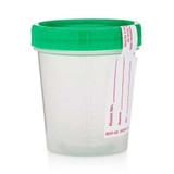 Specimen Container Polypropylene 120 mL 4 oz. Screw Cap Patient Information Sterile CT1019-B Case/100 60151A STATLAB MEDICAL PRODUCTS 1109302_CS