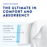Prevail Air Incontinence Brief Adult Size 2 / Large Unisex Disposable Heavy Absorbency, PVBNG-013CA, Case of 72
