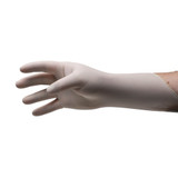 Pulse 151 Series Exam Glove Small NonSterile Latex Standard Cuff Length Fully Textured White Not Rated, 151100, Case of 1000