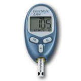 Blood Glucose Meter FreeStyleLite 5 Second Results Stores Up To 400 Results 7 14 and 30 Day Averaging No Coding Required 99073070805 Kit/1 8086 Abbott 651919_KT