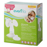 Single Electric Breast Pump Kit Evenflo Advanced 5171111 Case/6 8884437100 Evenflo 1062665_CS