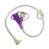 G-JET Gastric Extension Set with Purple Hybrid Y-Port 12 Inch, 6-1222-H, Case of 10