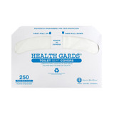 Toilet Seat Cover Health Gards Half Fold 14-1/4 x 16-3/4 Inch HG-5000 Pack of 250