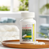 Geri-Care Pain Relief 250 mg - 250 mg - 65 mg Strength Acetaminophen / Aspirin / Caffeine Caplet 100 per Bottle, 226-01-GCP, Case of 1200