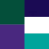 Cohesive Bandage CoFlexNL 1 Inch X 5 Yard 12 lbs. Tensile Strength Self-adherent Closure Teal / Blue / White / Purple / Green NonSterile 5100RB Roll/1 HM14C Andover Coated Products 627155_RL