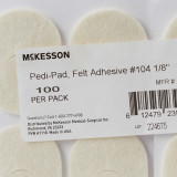 Foot Pad McKesson Pedi-Pad Size 104 Adhesive Foot 9203 Case/4000 60034 MCK BRAND 1111080_CS