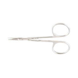Iris Scissors Miltex4 Inch Length OR Grade German Stainless Steel NonSterile Finger Ring Handle Curved Blade Sharp Tip / Sharp Tip 5-302 Each/1 4530 Miltex 169392_EA