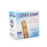 Stat Strip Adhesive Strip Fabric Tan 1 X 3 Inch Sterile, 15215, Case of 1200