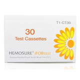 Test Cassette 30 Cassettes For HemosureiFOBT Test Kit T1-CT30 Box/30 2K8008 Hemosure 679517_BX