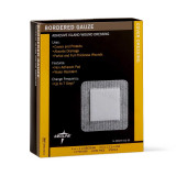 Adhesive Dressing Medline 4 X 4 Inch Nonwoven Square White Sterile MSC3244 Case/150 3008 MEDLINE 504438_CS