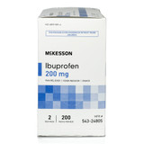 McKesson Pain Relief 200 mg Strength Ibuprofen Unit Dose Tablet 200 per Box, 543-24805, Box of 200