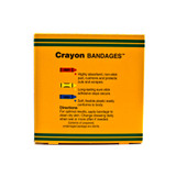 ASO Adhesive Strip Plastic Kid Design (Assorted Crayon) 3/4 X 3 Inch Sterile, CRA5261-012-000, Case of 1200