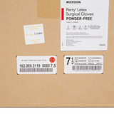 McKesson Perry Performance Plus Surgical Glove Size 7.5 Sterile Latex Standard Cuff Length Smooth Cream Chemo Tested, 20-1075N, Pair of 1