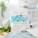 Adhesive Dressing McKesson 4 X 8 Inch Polypropylene / Rayon Rectangle White Sterile 16-89048 Case/100 761100 MCK BRAND 488924_CS