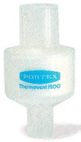 Portex Thermovent 1200 Heat and Moisture Exchanger 24 mg H?O/L @ VT 1000 mL 0.4 cm H?O @ 30 LPM, 100/582/000, Case of 20