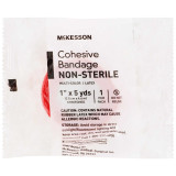 Cohesive Bandage McKesson 1 Inch X 5 Yard Standard Compression Self-adherent Closure Purple / Pink / Green / Light Blue / Royal Blue / Red NonSterile 16-4201 Case/30 V5922 MCK BRAND 944355_CS Cohesive Bandage McKesson 1 Inch X 5 Yard Standard Compression Self-adherent Closure Purple / Pink / Green / Light Blue / Royal Blue / Red NonSterile 16-4201 Case/30 V5922 MCK BRAND 944355_CS