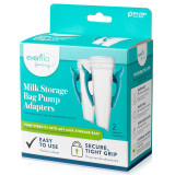 Breast Milk Storage Bag Adapter Evenflo Advanced 5142111 Case/12 416799 Evenflo 1041156_CS