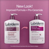 Hand and Body Moisturizer Lubriderm Advanced Therapy 16 oz. Pump Bottle Scented Lotion 00052800483224 Case of 12