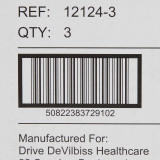 Wall Grab Bar drive Chrome Finish Knurled Steel 12124-3 Box/3 671300 Drive Medical 839763_BX Wall Grab Bar drive Chrome Finish Knurled Steel 12124-3 Box/3 671300 Drive Medical 839763_BX