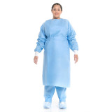 Protective Procedure Gown Large Blue NonSterile Disposable 69025 Pack/10 59432200 O&M Halyard Inc 342890_PK