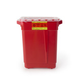 BD Sharps Container Red Base 18-1/2 X 17-3/4 X 11-3/4 Inch Vertical Entry 9 Gallon, 305616, Pack of 1