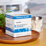 McKesson Sundry Jar 4 X 4 Inch Glass Clear, 63-4013, Box of 6