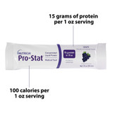 Pro-Stat Oral Supplement Grape Flavor Liquid 1 oz. Individual Packet, 78403, Pack of 24