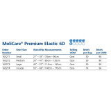 Unisex Adult Incontinence Brief MoliCare Premium Elastic 6D X-Large Disposable Moderate Absorbency 165274 Bag/14 412011 Hartmann 1174289_BG