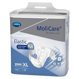 Unisex Adult Incontinence Brief MoliCare Premium Elastic 6D X-Large Disposable Moderate Absorbency 165274 Bag/14 412011 Hartmann 1174289_BG