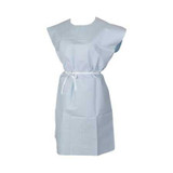 Patient Exam Gown TIDI Medium Blue Disposable 910520 Case/50 165-MF250 Tidi Products 194013_CS