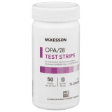 OPA Concentration Indicator McKesson OPA/28 Pad 50 Test Strips Bottle Single Use 73-OPA28B Case/2 5146111 MCK BRAND 852218_CS OPA Concentration Indicator McKesson OPA/28 Pad 50 Test Strips Bottle Single Use 73-OPA28B Case/2 5146111 MCK BRAND 852218_CS