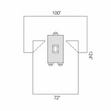 Abdominal Drape Laparotomy Drape 100 W x 72 W x 124 L Inch Sterile 89228 Case of 13