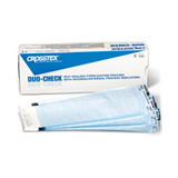 Sterilization Pouch Duo-Check Ethylene Oxide (EO) Gas / Steam 5-1/4 x 15 Inch Transparent / Blue Self Seal Paper / Film SCL515 Case of 2000