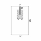 EENT Drape EENT Split Drape 76 W X 124 L Inch Sterile 89358 Each/1 0168L18 O&M Halyard Inc 314239_EA