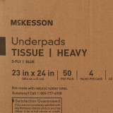 Procedure Underpad McKesson 23 W X 24 L Inch Blue NonSterile 16-16652 Case/200 H241-05 MCK BRAND 494384_CS Procedure Underpad McKesson 23 W X 24 L Inch Blue NonSterile 16-16652 Case/200 H241-05 MCK BRAND 494384_CS