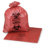 McKesson Biohazard Waste Bag Biohazard Symbol / Infectious Waste 1 to 3 gal. Red 11 X 14 Inch, 03-5042, Case of 500