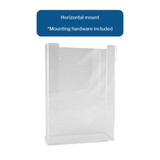 McKesson Glove Box Holder Horizontal Mounted 3 Box Capacity Clear 4-1/4 X 11 X 16 Inch Plastic, 3114, Pack of 1