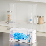 McKesson Glove Box Holder Horizontal Mounted 3 Box Capacity Clear 4-1/4 X 11 X 16 Inch Plastic, 3114, Pack of 1