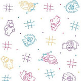 Table Paper Pedia Pals® 18 Inch Width Print (Animal) Crepe 49005 Case of 12 6080- Pedia Pals® 466910_CS