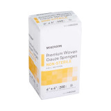 Gauze Sponge McKesson Woven Cotton 8-Ply 4 X 4 Inch Square NonSterile 44802000 Case/4000 16-I80-12403-S MCK BRAND 446041_CS Gauze Sponge McKesson Woven Cotton 8-Ply 4 X 4 Inch Square NonSterile 44802000 Case/4000 16-I80-12403-S MCK BRAND 446041_CS