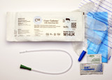 Intermittent Closed System Catheter Cure Catheter Closed System Male, Straight Tip 14 Fr. Uncoated PVC M14UK Case of 90
